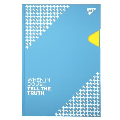Блокнот YES А4/80 7БЦ "Success is built. Blue", лінія