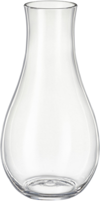 Посуд скляний декорований «Bohemia Crystal» White Matt- ваза (382248) 27см