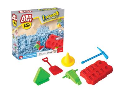 Кінетичний пісок "Будівництво" Art Craft (500 г) (223*220*60 мм) "dede"