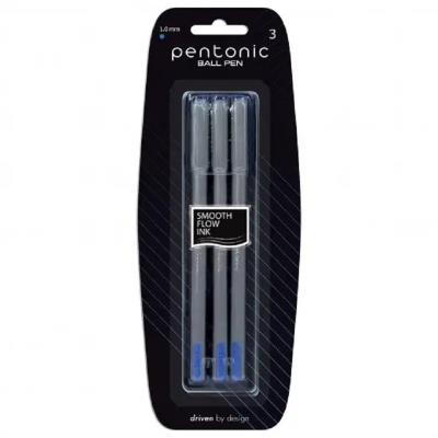Ручка кульк/масл Pentonic синя 1,0 мм LINC 3шт/пак Ручка кульк/масл Pentonic синя 1,0 мм LINC 3шт/пак