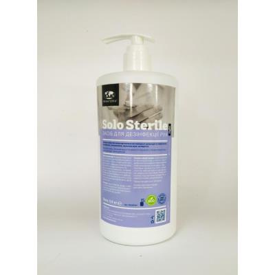 Елітний антисептик з косметичними властивостями для дезінфекціії рук "SOLO sterile+"(фасовка 0,9 кг, дозуючий) (1) Елітний антисептик з косметичними властивостями для дезінфекціії рук "SOLO sterile+"(фасовка 0,9 кг, дозуючий) (1)