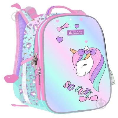 ранець SchoolCase Mini 2 відділення, 35х27х16см, поліестер, "Cute Unicorn", 2505C
