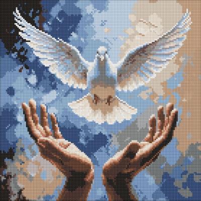 Набір з алмазною мозаїкою "Руки добра" 40х40см