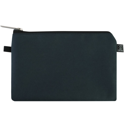 Папка для документів, текстильна, А6+, темно-сіра