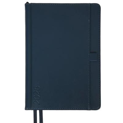 Щоденник-діловий записник А5 Leo Planner датований 2026 "Legacy", твердий, синій, 368 сторінок