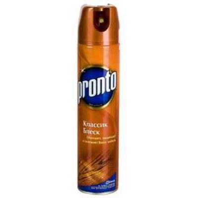 Засіб для чищення меблів Pronto, Класік та Блиск, аерозоль, 250 мл (1/12) Засіб для чищення меблів Pronto, Класік та Блиск, аерозоль, 250 мл (1/12)