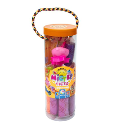 Набір тіста для ліпки 71802 (укр) Містер тісто 14 кольорів з блискітками, у блістері 7*20см Набір тіста для ліпки 71802 (укр) Містер тісто 14 кольорів з блискітками, у блістері 7*20см