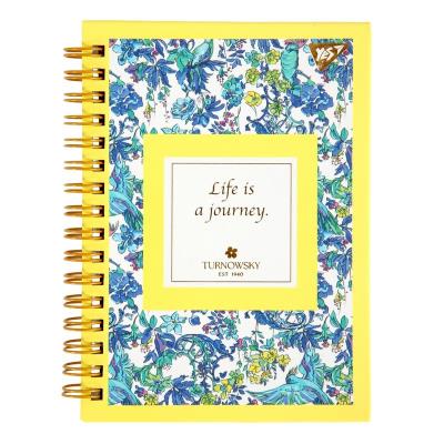 Блокнот YES А6/64 7БЦ cпіраль "Turnowsky. Flowers", лінія