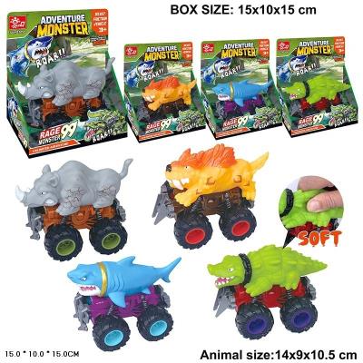 Машина арт. SQ10555-11 (144шт/2) інерц., 4 вида, короб. 15*10*15см