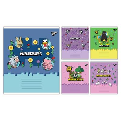 А5/18 лін. Yes Minecraft Spring, зошит учнівський шкільний