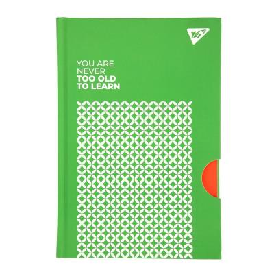 Блокнот YES А5/96 7БЦ "Success is built. Green", клітинка