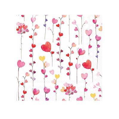 12518125 Серветка 25 сердечок гірлянди FSC Mix