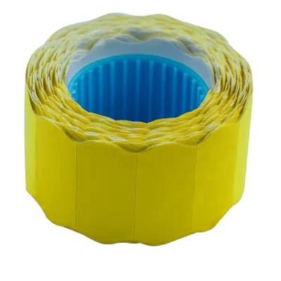 Цінник А12, (26*12) жовтий, 6 метрів, (1/6/504)