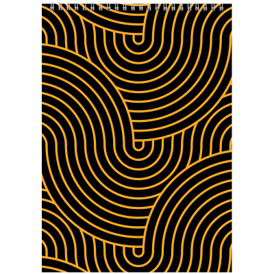 Блокнот на спiралi, А4, 48 арк.,кліт., жовтий Блокнот на спiралi, А4, 48 арк.,кліт., жовтий