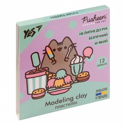 Пластилін YES, 12 кольорів, 240 г "Pusheen" 540597 (1/44) Пластилін YES, 12 кольорів, 240 г "Pusheen" 540597 (1/44)