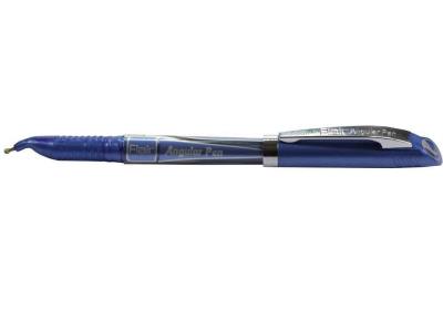 Ручка кулькова Flair 888 синя Angular для лівшів для формування каліграфічного почерку (12)