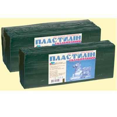 Пластилин Скульптурный, оливковый, 800г. Пластилин Скульптурный, оливковый, 800г.