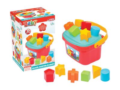 Сортер кошик (геометричні фігури) (150*240*150 мм) "dede"