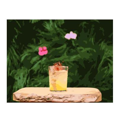 Набор для росписи по номерам Тропический коктейль Strateg размером 40х50 см (GS315) Набор для росписи по номерам Тропический коктейль Strateg размером 40х50 см (GS315)