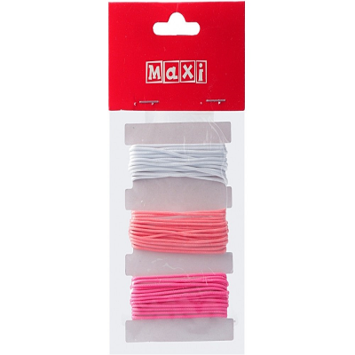 Набір еластичних мотузок для декору по 2 м, 3 шт. Набір еластичних мотузок для декору по 2 м, 3 шт.