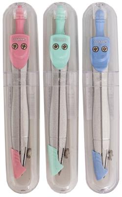 Циркуль в пласт. пеналі, із захистом голки, 12 cм, метал., 9041C, CLASS 