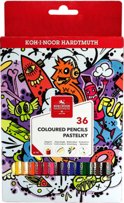 Олівці кольорові TEENAGE, 36 кол. Олівці кольорові TEENAGE, 36 кол.