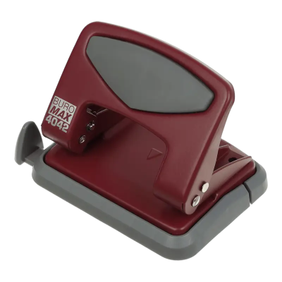 Діркопробивач металевий (до 25 арк.), MORANDI STYLE. бордовий