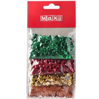 Набір паєток, 4 пакети по 10г