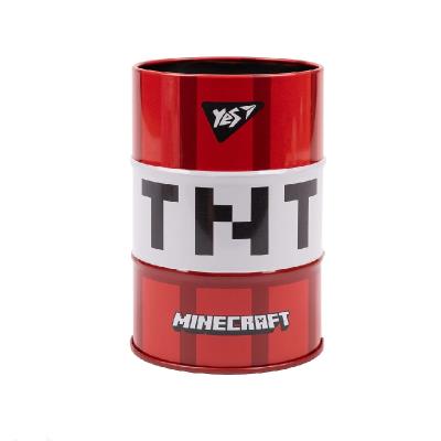 Стакан-подставка бочка YES Minecraft металл.