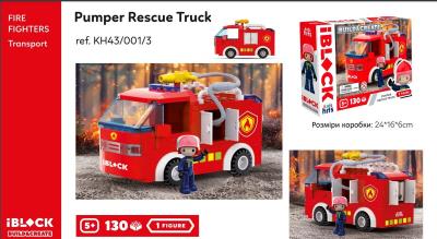 Конструктор Kids hits IBLOCK JUNIOR арт. KH43/001/3 (36шт) FIRE 130дет., короб. 24*16*6 cm Конструктор Kids hits IBLOCK JUNIOR арт. KH43/001/3 (36шт) FIRE 130дет., короб. 24*16*6 cm