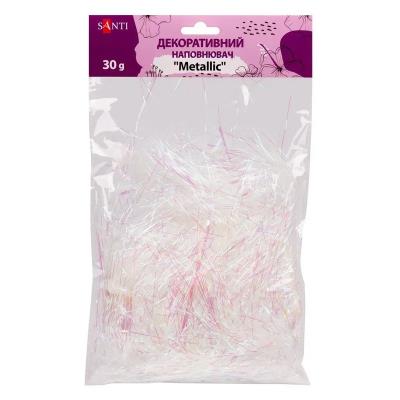Наповнювач декоративний SANTI «металік», 30 г, білий