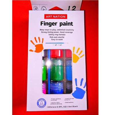 RF1215 Набір пальчикових фарб Art Nation 15 мл*12кол.+2 пензлика RF1215 Набір пальчикових фарб Art Nation 15 мл*12кол.+2 пензлика