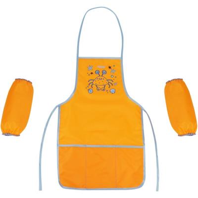 Фартух з нарукавниками, 49*30 см, помаранчевий