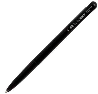 Ручка кулькова автоматична Buromax 0.7мм, чорні чорнила (40/1600)