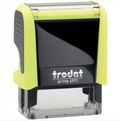 Оснастка для штампа Trodat пластиковая, 38*14мм, желтая Оснастка для штампа Trodat пластиковая, 38*14мм, желтая