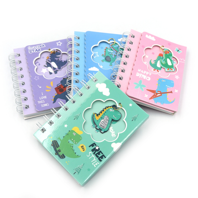 DSCN0605 Блокнот на спіралі "Dino" 11,5*8,5см, mix4, 1шт/етик.