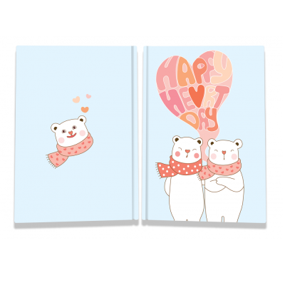 Блокнот TM Profiplan "Sweet love note" bears, А6, 40 сторінок, клітинка (1) Блокнот TM Profiplan "Sweet love note" bears, А6, 40 сторінок, клітинка (1)
