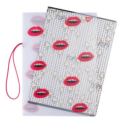 Зошит А4/48 кл. в пластиковій папці з малюнком "BBF POPCORN" YES