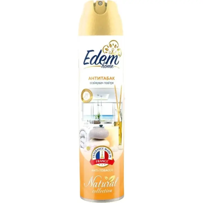 Освіжувач повітря АНТИТАБАК/ Air freshener ANTI-TOBACCO 300ml EDEM home (12 шт/ящ)