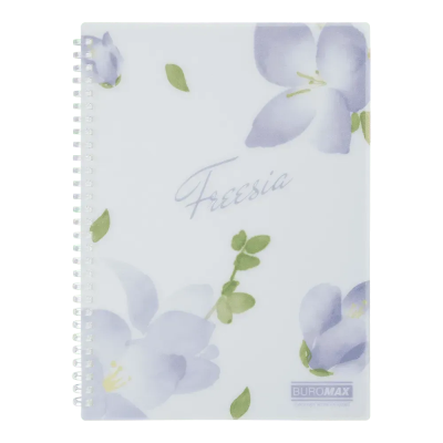 Зошит для записів ARABESKI, B5, 80 арк., клітинка, пластикова обкладинка, бузковий