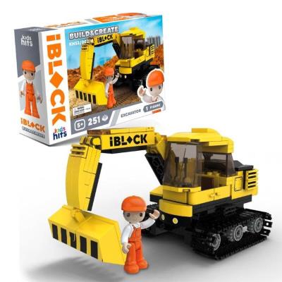 Конструктор Kids hits IBLOCK JUNIOR арт. KH53/002/4 (36шт) 251дет, короб. 24*6*16см