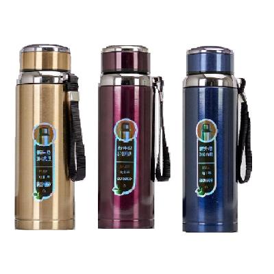 Пляшка-термос для води "Modern" 1000ml, з петлею, подвійні стін., mix BWZ007-1000 Пляшка-термос для води "Modern" 1000ml, з петлею, подвійні стін., mix BWZ007-1000