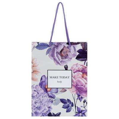 Пакет паперовий подарунковий, 18х24см, Violet Whispers