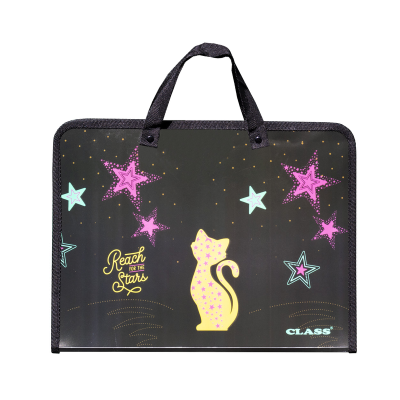 папка з ручками " Heart", PP, 600 мкм, 350*255*45 мм,5635-25C,CLASS