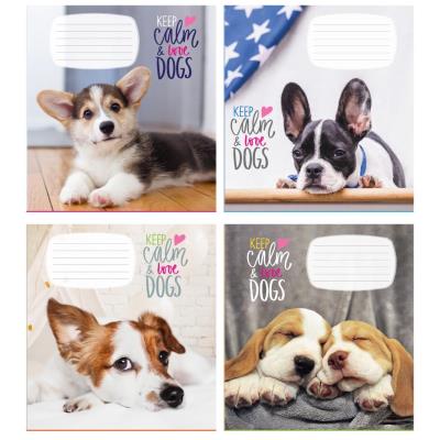 Зошит учнівський повноколірний 12 арк., коса лінія. "Цуценята"