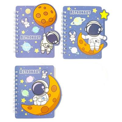 Блокнот на пружині 130x100 мм, 60 л. Космос
