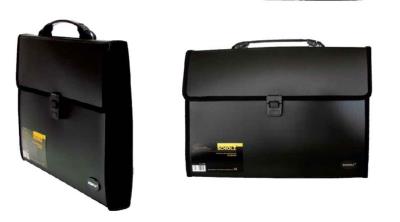 портфель, В4, 3відд., PP 850мкн, чорн, 5226, SOZ (1/10/40)