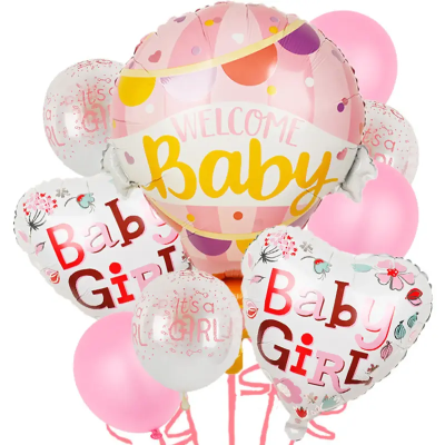 Кулька фольгована Набір для дівчаток Baby 333011