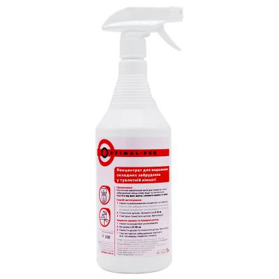 Засіб Optimal для видалення важких забруднень, плісняви та грибків, в туалетній та ванній кімнаті,1л (1) Засіб Optimal для видалення важких забруднень, плісняви та грибків, в туалетній та ванній кімнаті,1л (1)