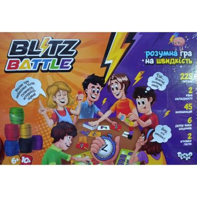 Настільна розважальна гра "Blitz Battle" укр., G-BIB-01-01U